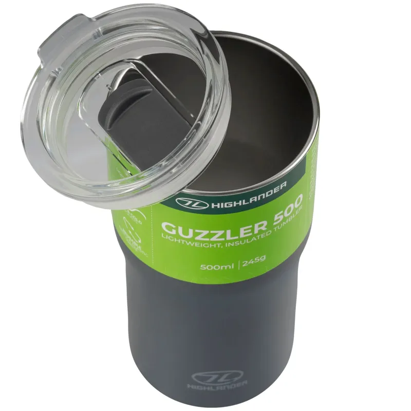 Highlander Guzzler 500ml Insulated Tumbler Charcoal-3