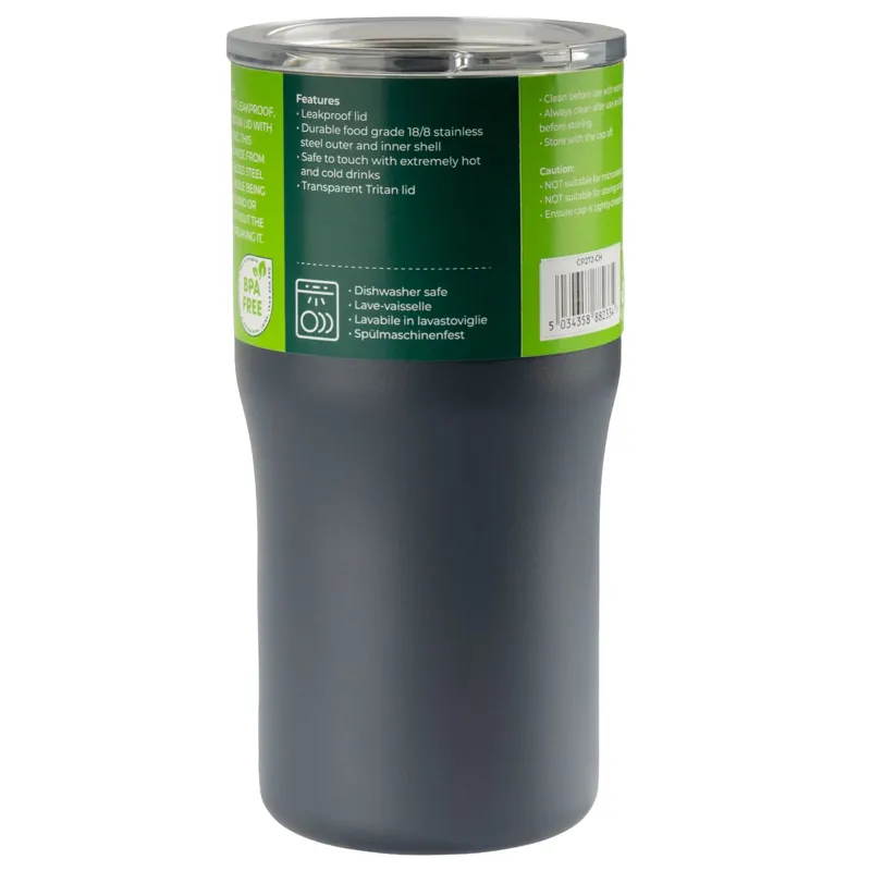 Highlander Guzzler 500ml Insulated Tumbler Charcoal-4