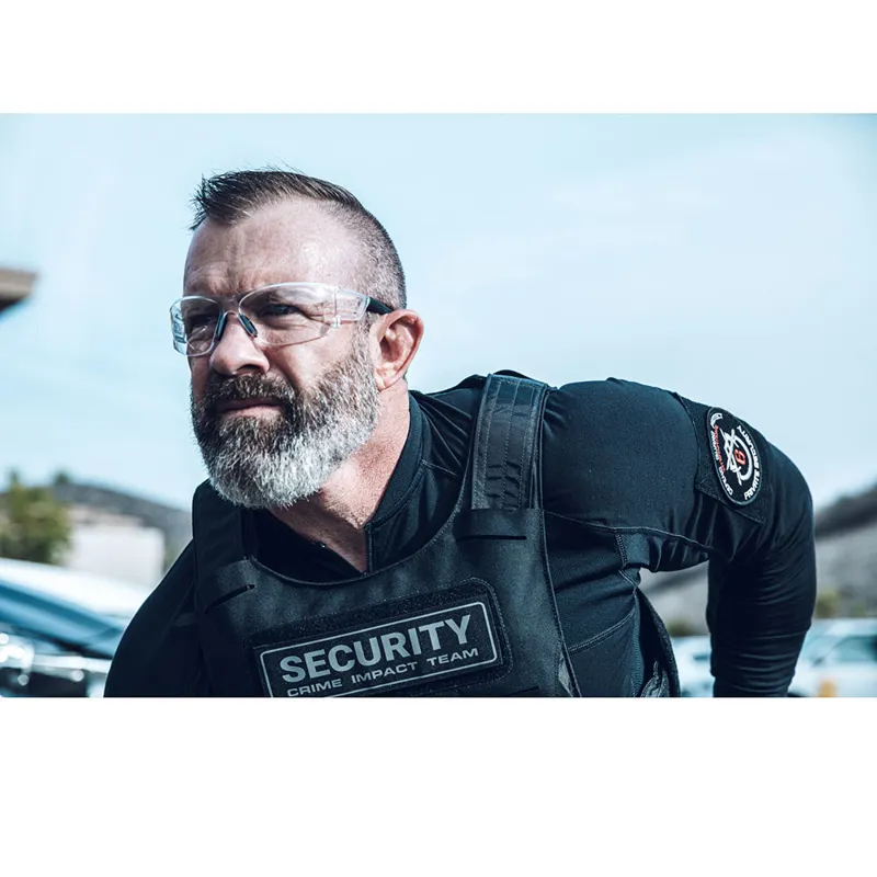 Mechanix Tactical Type N Clear Frame Lens Safety Glasses-2