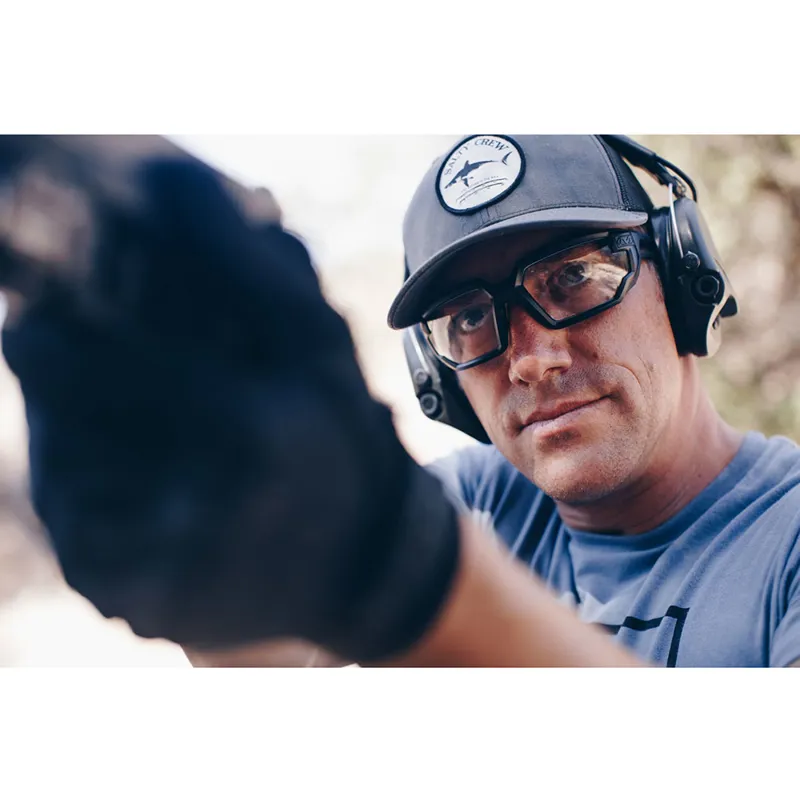 Mechanix Tactical Type X Black Frame Clear Lens Safety Glasses-4