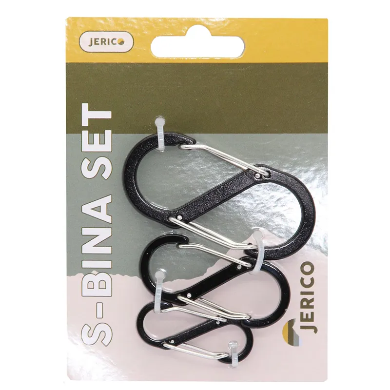 Jerico S Bina Carabiner Set of 3 Black-1