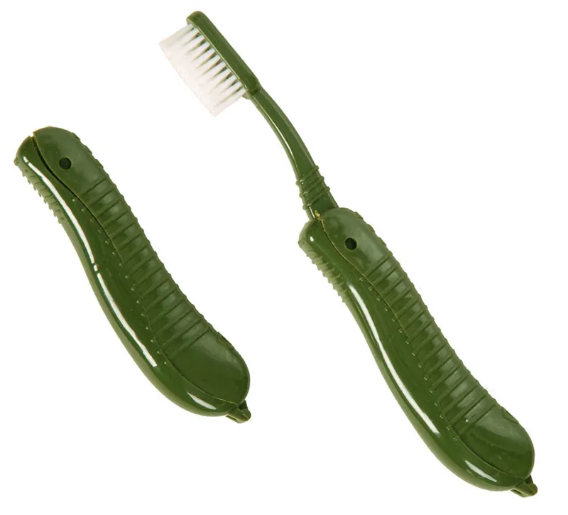 Jerico Folding Tooth Brush Olive