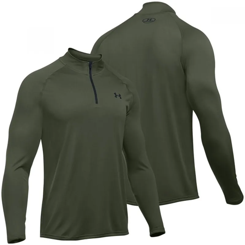 Under Armour Tech Half Zip Long Sleeve Shirt Marine OD-1