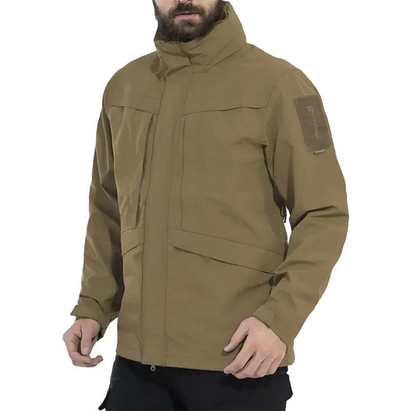 Pentagon Hurricane Shell Jacket Coyote-1