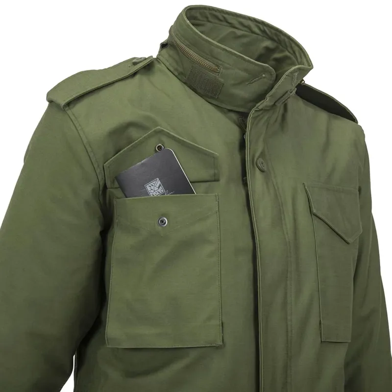 Helikon M65 Field Jacket NYCO Sateen Olive Green-2