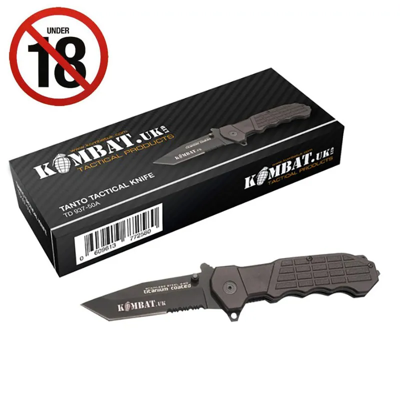  Kombat TD937 Black Tanto Knife-2