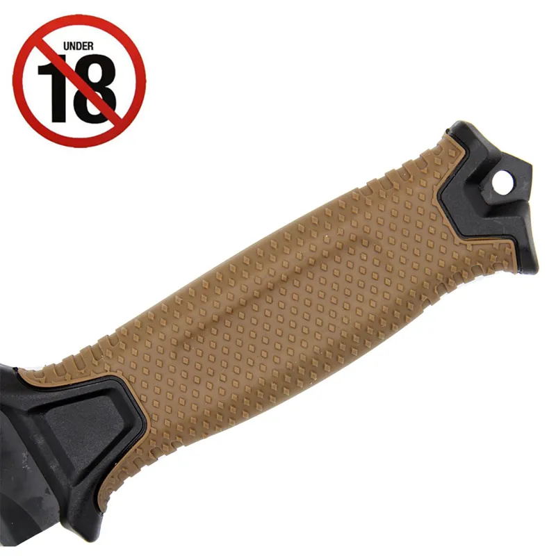 GSA Coyote Tan Survival Knife and MOLLE Sheath-3