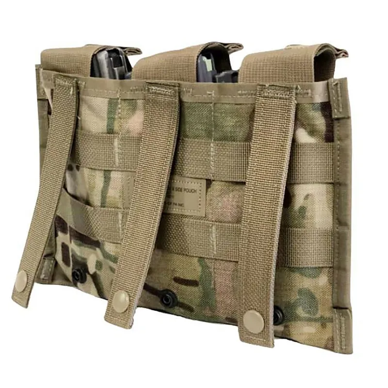 USGI OCP Scorpion MOLLE Triple Mag Pouch-2