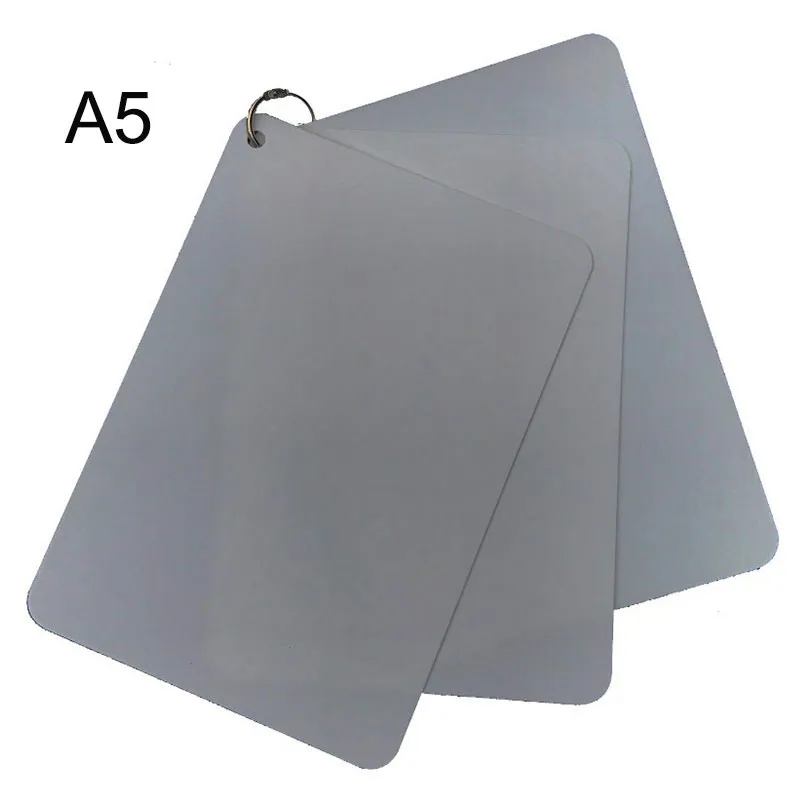 Blank White Slate Cards x3 Pack A5