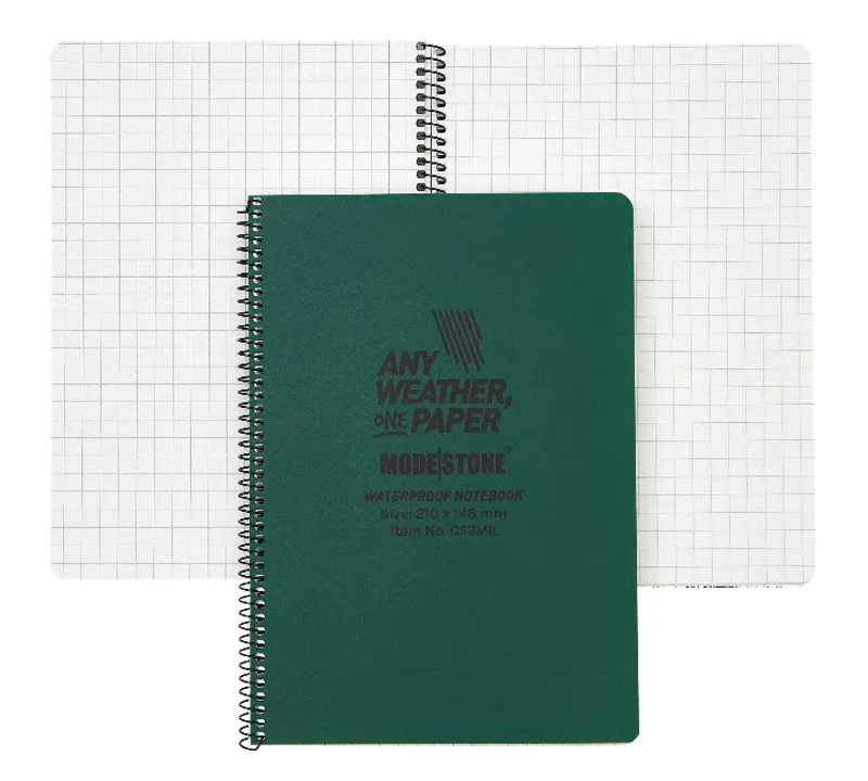 Modestone A5 Side Spiral Waterproof Notebook