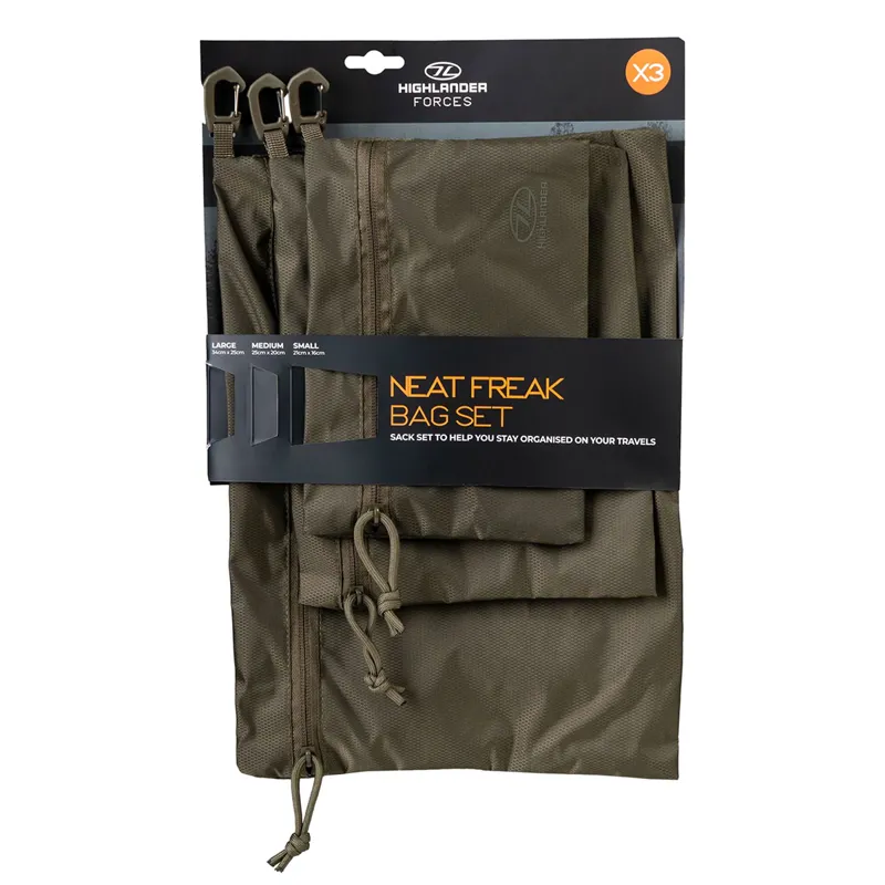 Highlander Neat Freak Bag Set Ranger Green-1