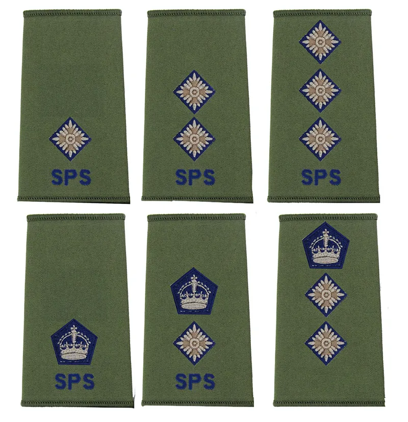AGC SPS Officers Olive Rank Slides