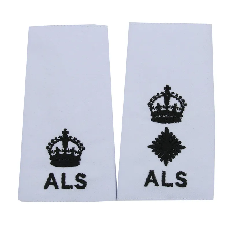 ALS White Officers Rank Slides