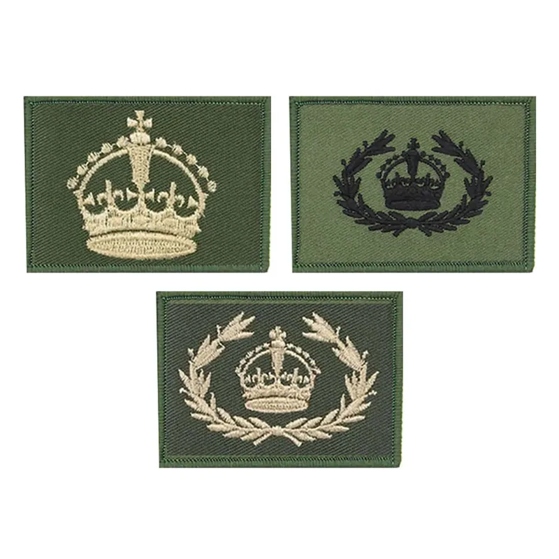 Army Air Corps WO Hook and Loop Rank Patches
