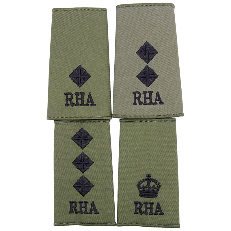 Royal Horse Artillery RHA Officers Rank Slides