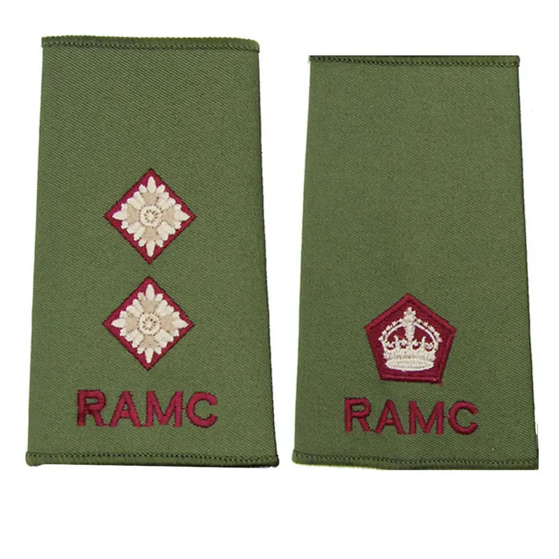 RAMC Olive Officers Rank Slides