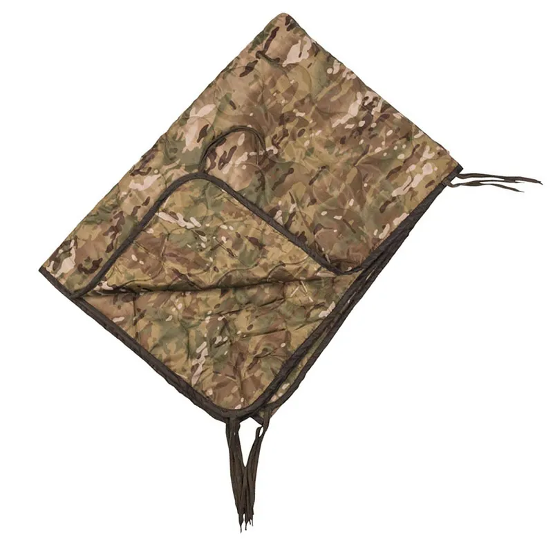 Multicamo Woobie Poncho Liner with Zipper