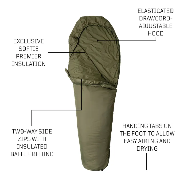 Snugpak Softie 9 Hawk Olive Sleeping Bag-5