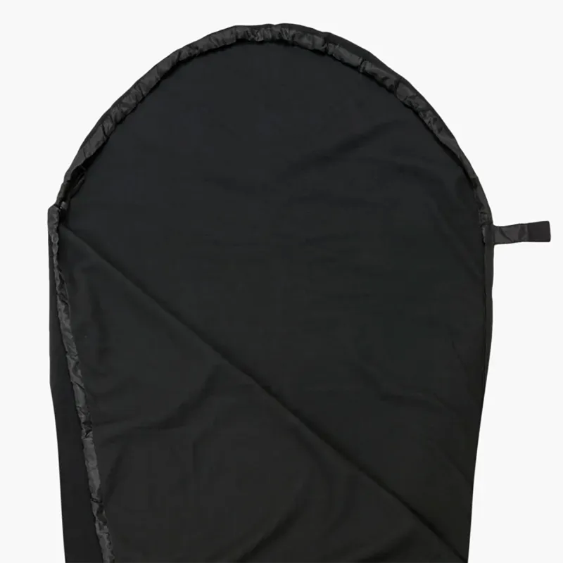Highlander Mummy Fleece Sleeping Bag Liner Black-3
