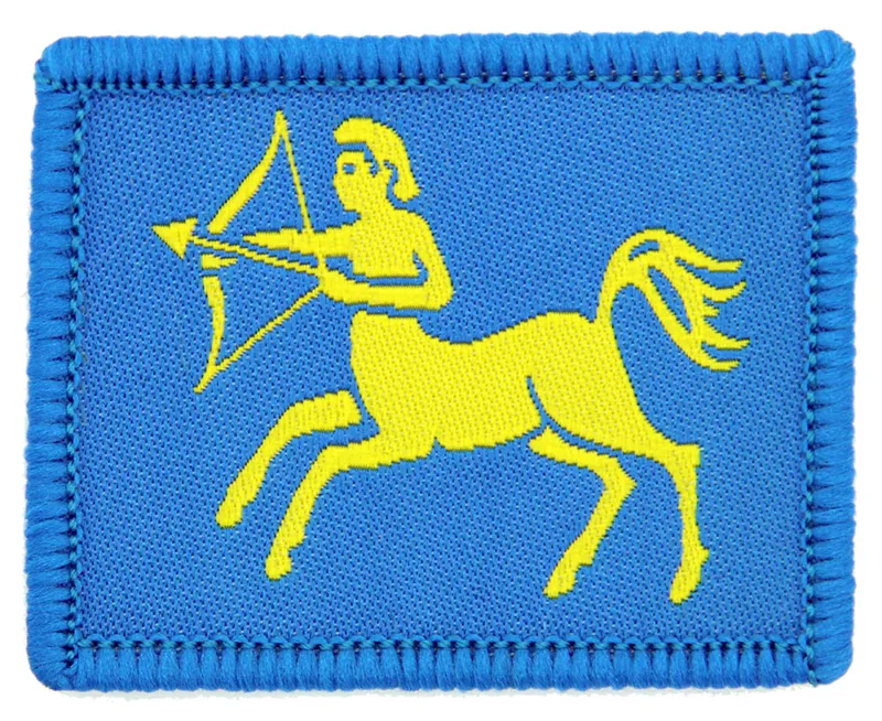 7th Air Defence Group Blue and Yellow Hook and Loop x3 TRF 3 Pack-1
