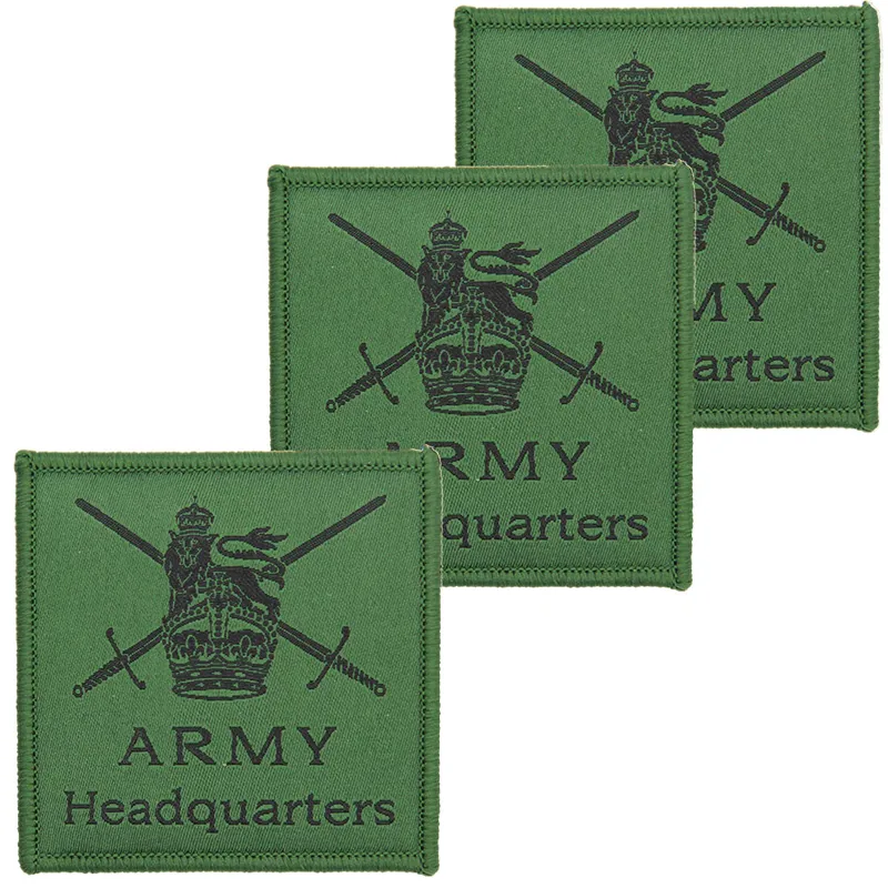 Army Headquarters Kings Crown Subdued TRF x3 TRF Pack