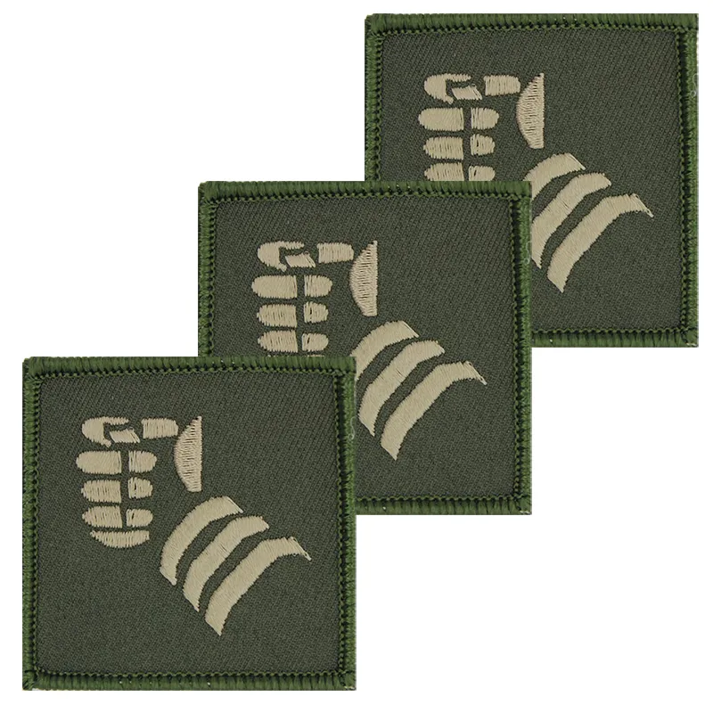 20th Armoured Brigade Combat Team Hook and Loop Green x3 TRF