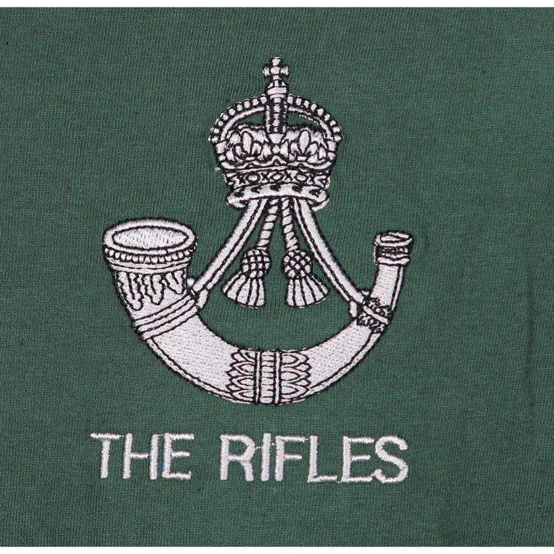 The Rifles Kings Crown Embroidered T Shirt-3