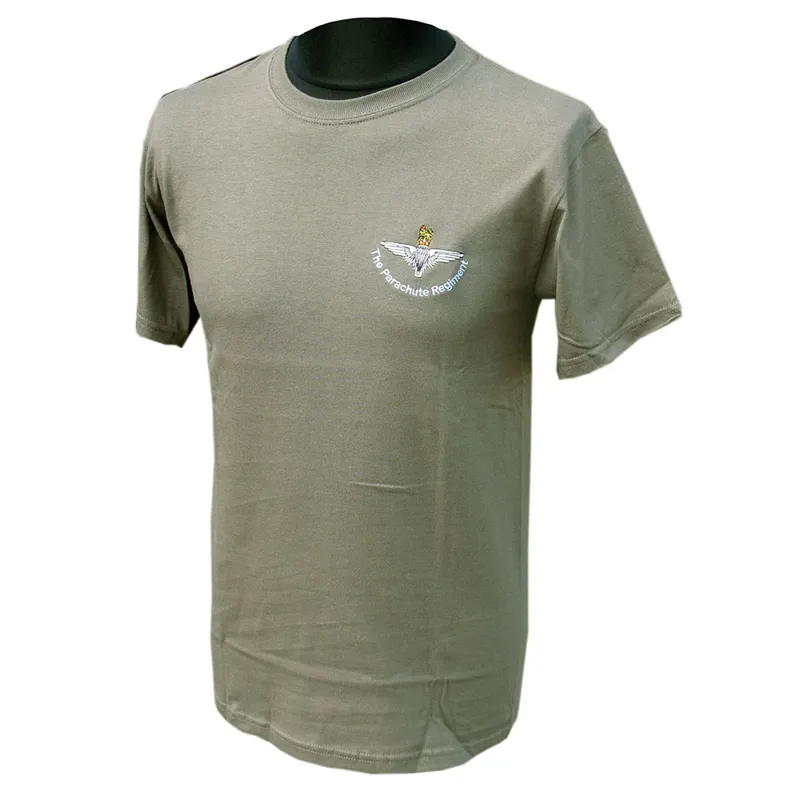 Parachute Regiment Kings Crown T-Shirt Olive