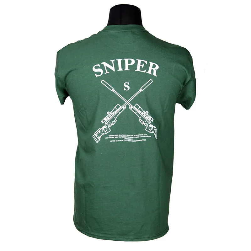 Sniper 338 Forrest Green T-Shirt-1