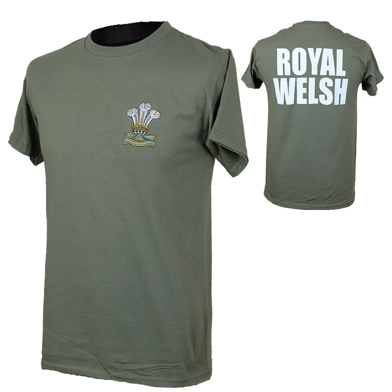 Royal Welsh Olive T Shirt-2