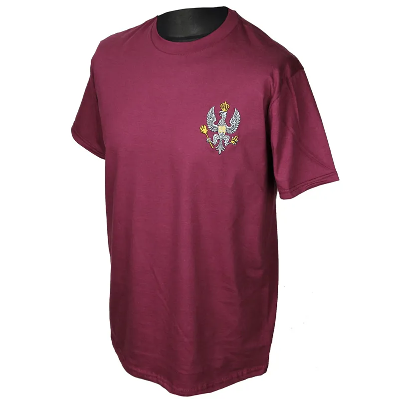 Kings Royal Hussars KRH T Shirt Maroon