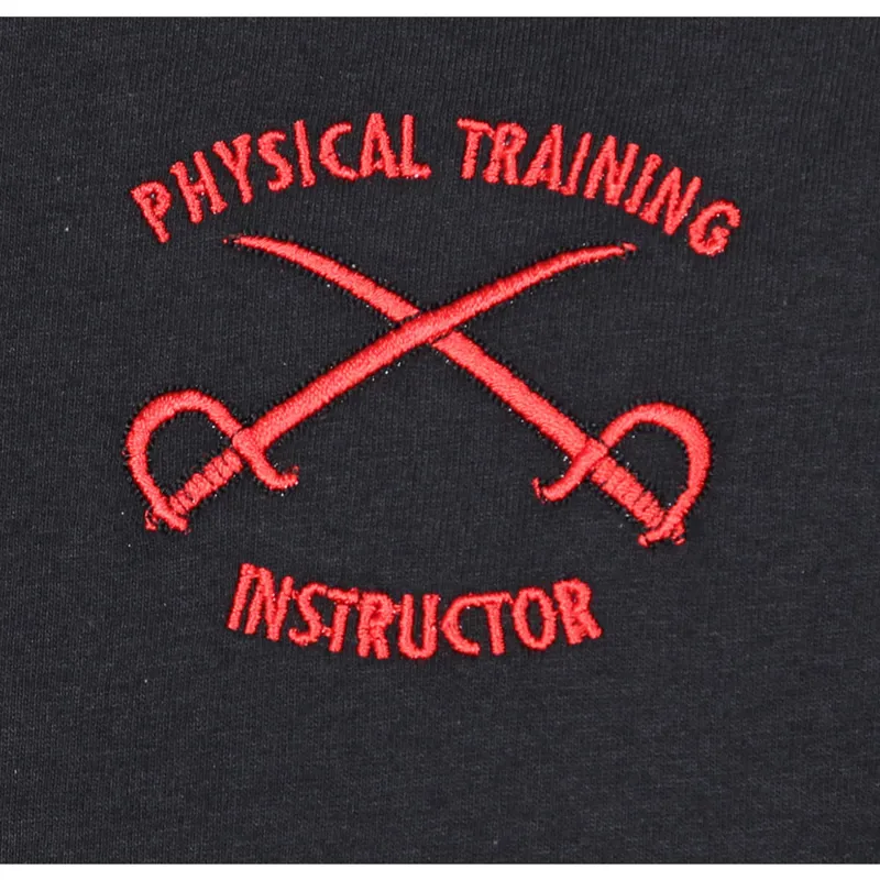 PTI Black Physical Training Instructor T Shirts-1