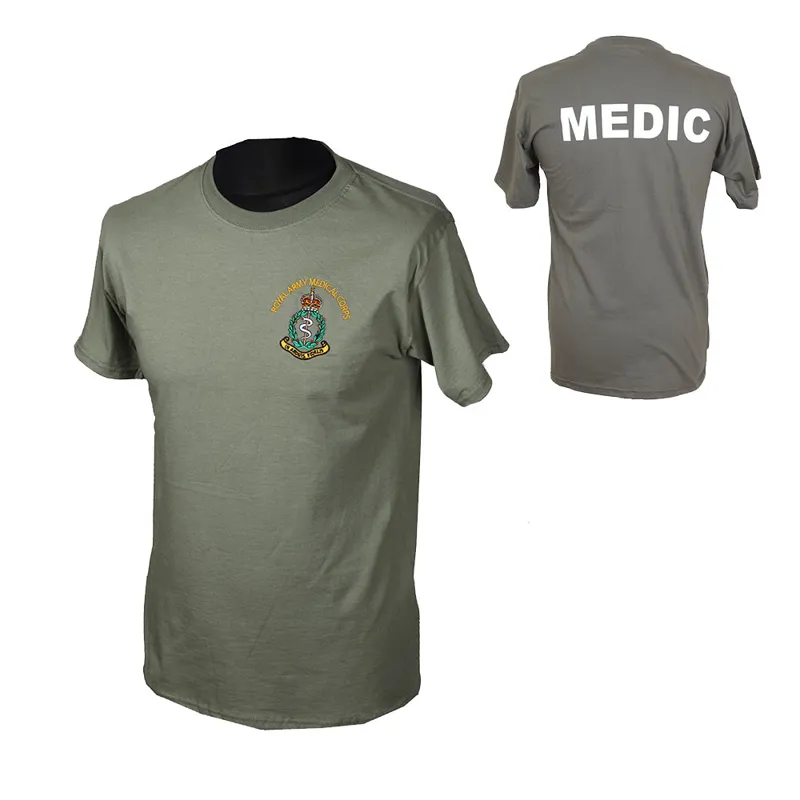 Royal Army Medical Corp RAMC Kings Crown T Shirt-2