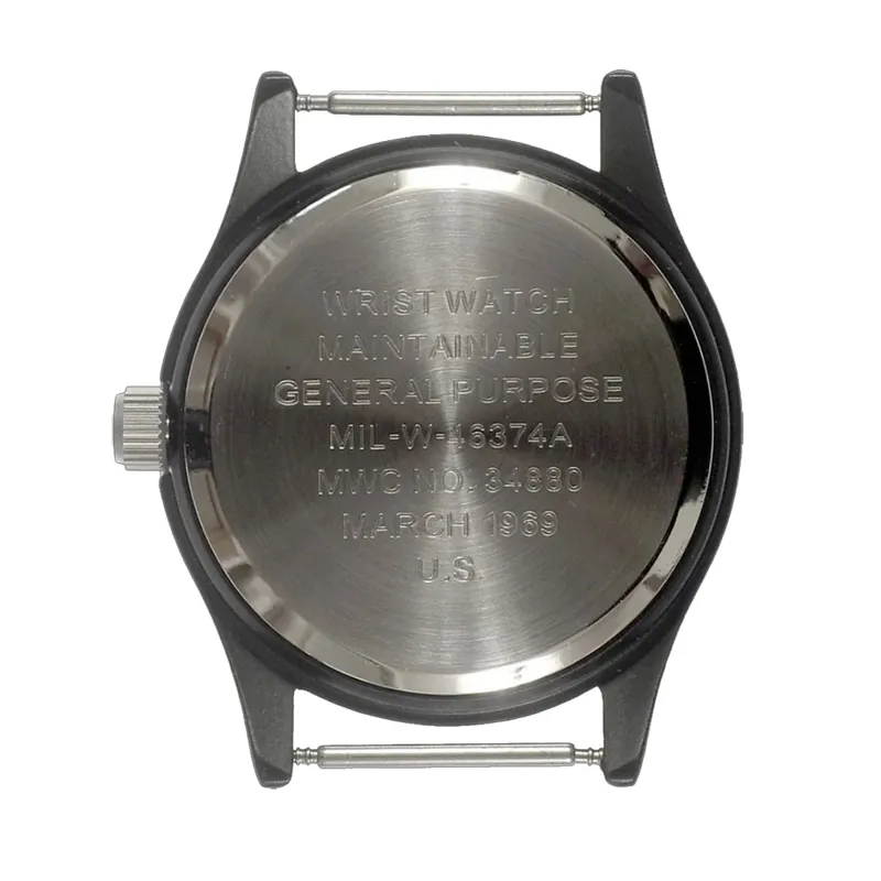 MWC Classic 1960s 70s Pattern Vietnam Watch Matt Black-1