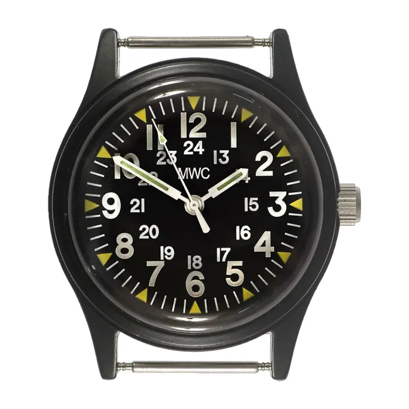 MWC Classic 1960s 70s Pattern Vietnam Watch Matt Black-2
