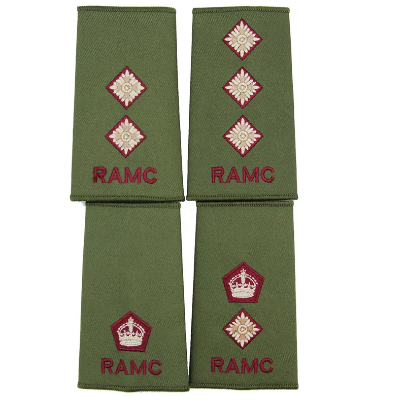 RAMC Olive Officers Rank Slides-1