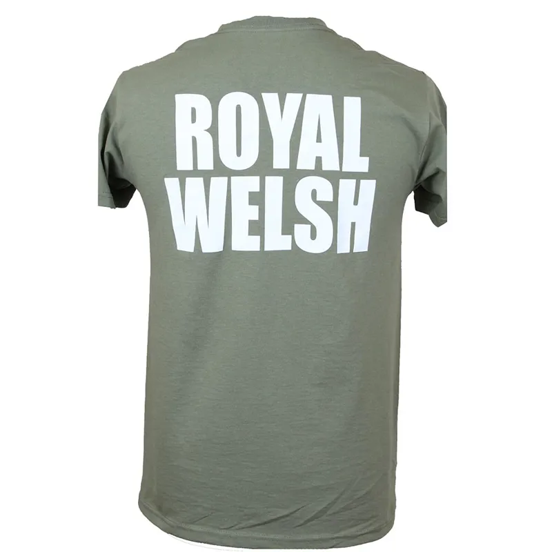 Royal Welsh Olive T Shirt-1