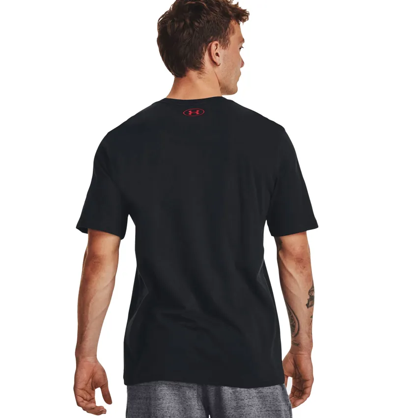 Under Armour GL Foundation Short Sleeve Black T Shirt-1