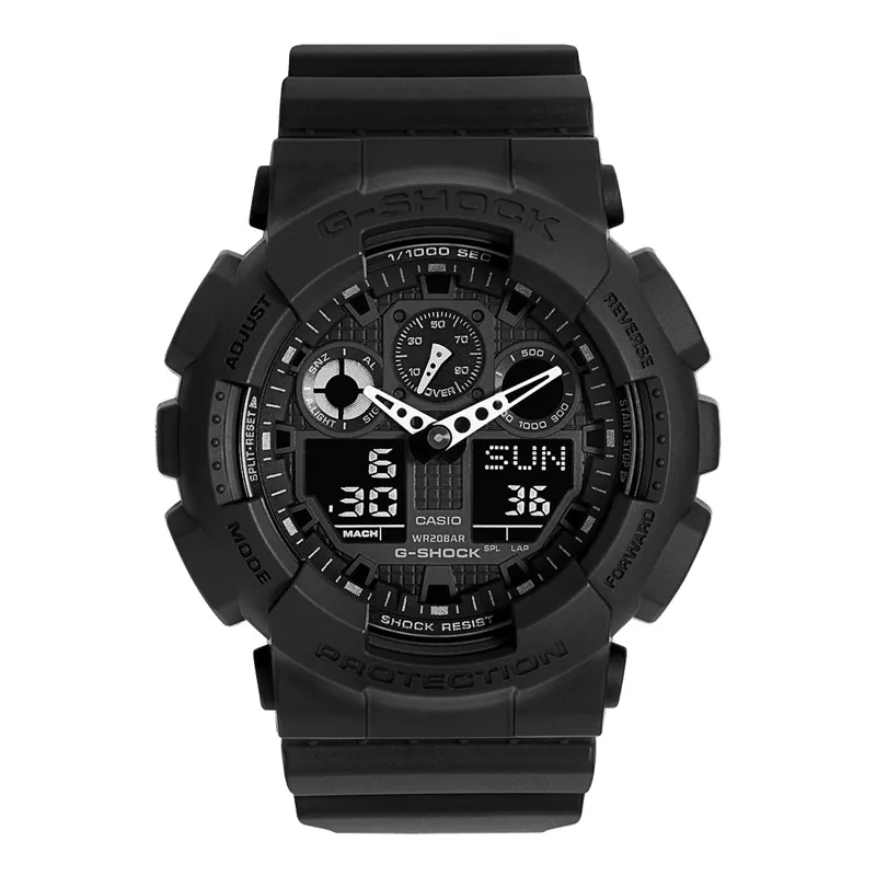 g shock ga100 black